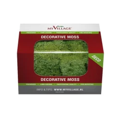 MyVillage Allestimento Villaggi|Materiale Per Decorare*Muschio Lichene Verde 50 gr