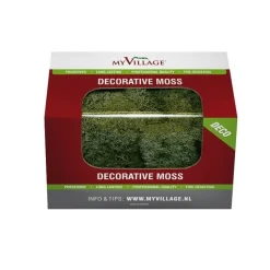 MyVillage Allestimento Villaggi|Materiale Per Decorare*Muschio Lichene Verde Scuro 50 gr