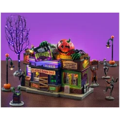 Lemax Set House|Novità Lemax Spooky Town 2025*Nightmares Video Kit con Alimentatore 4.5V Cod. 56667