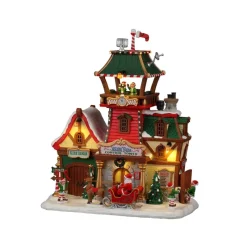 Lemax Edifici Illuminati*North Pole Control Tower con Alimentatore 4.5V Cod. 25864