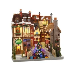 Lemax Edifici Illuminati|Novità Lemax Natale 2025*Oxfordshire Village B/O 4.5V Cod. 45225
