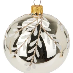 Koopman Addobbi Per Albero Di Natale*Palla di Natale in Vetro 80 Mm. Pezzo Singolo