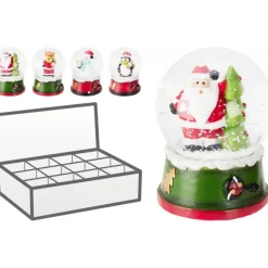 Koopman Complementi D'Arredo*Palla di Neve di Natale 8,5 cm. Pezzo Singolo