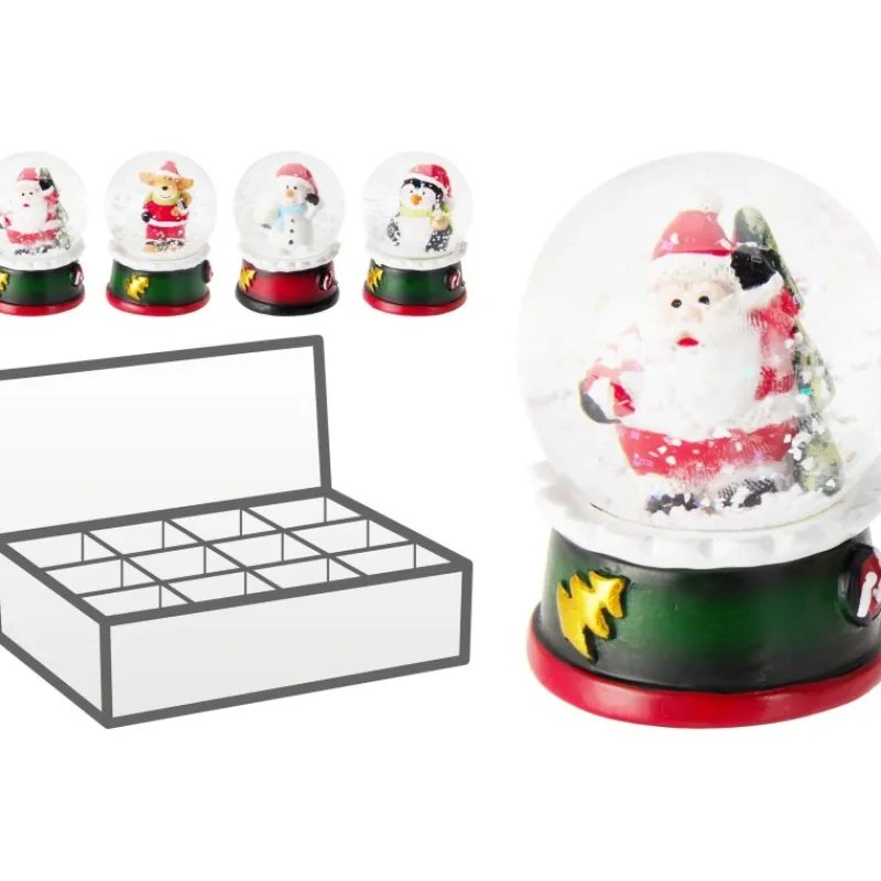 Koopman Complementi D'Arredo*Palla di Neve di Natale 7 cm. Pezzo Singolo