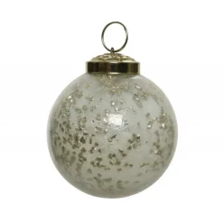 Kaemingk Palline Di Natale|Addobbi Per Albero Di Natale*Pallina in vetro da appendere 7,5 cm bianco.
