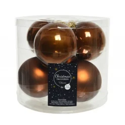 Kaemingk Palline Di Natale|Addobbi Per Albero Di Natale*Palline di Natale da Appendere in Vetro 8 cm. Set di 6