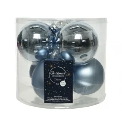 Kaemingk Addobbi Per Albero Di Natale*Palline di Natale in Vetro Diam 8 cm Set di 6