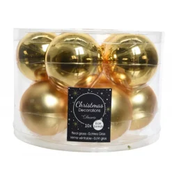 Kaemingk Palline Di Natale|Addobbi Per Albero Di Natale*Palline di Natale in Vetro Diam 6 cm Set di 10