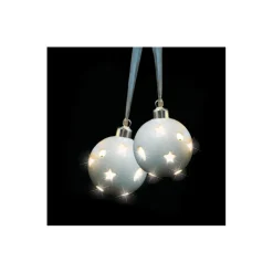 Edelman Luci Di Natale|Palline Di Natale*Palline Luminose A Batteria In Ceramica