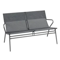 LaFuma Sedie E Sdraio*Panca Bassa imbottita VENCE LFM5287 Obsidian/Titane