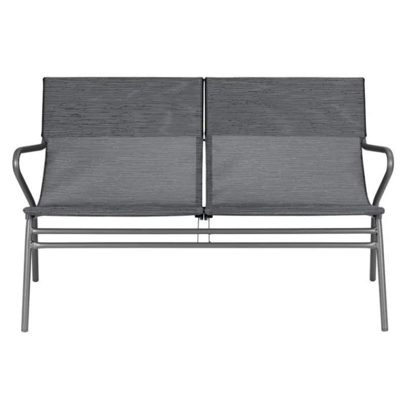 LaFuma Sedie E Sdraio*Panca Bassa imbottita VENCE LFM5287 Obsidian/Titane