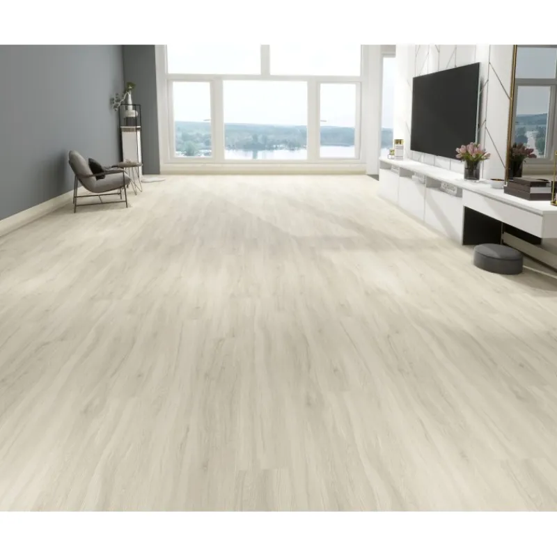 Unionwood Pavimenti In Spc Unionwood*Pavimento In Spc Effetto Legno - Rovere Sbiancato