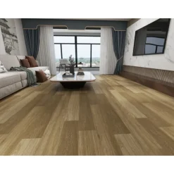 Unionwood Pavimenti In Spc Unionwood*Pavimento In Spc Effetto Legno - Rovere Chocolate