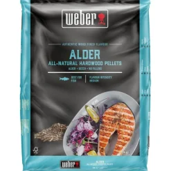 Weber Combustibili Per Barbecue|Combustibili E Affumicatura Weber*Pellet di legno FSC - Ontano Cod. 3401052