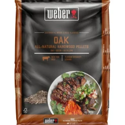 Weber Combustibili Per Barbecue|Combustibili E Affumicatura Weber*Pellet di legno FSC - Quercia Cod. 3401053