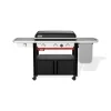 Weber Barbecue Weber A Gas|Barbecue Weber Slate*Piastra a Gas Slate GPSB 76 cm Premium Con Fornello Laterale Black Cod. 1500247