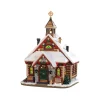 Lemax Prodotti Fuori Catalogo|Edifici Illuminati*Pinewood Springs Chapel, B/O Led Cod. 95477