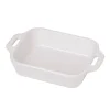 Staub Piatti Pirofile E Vassoi*Pirofila Gratin Rettangolare 40 x 25 cm Bianca in Ceramica