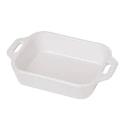 Staub Piatti Pirofile E Vassoi*Pirofila Gratin Rettangolare 40 x 25 cm Bianca in Ceramica