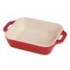 Staub Piatti Pirofile E Vassoi*Pirofila Gratin Rettangolare 40 x 25 cm Rossa in Ceramica