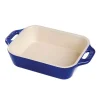 Staub Piatti Pirofile E Vassoi*Pirofila Gratin Rettangolare 19 x 12 cm Blu Scura in Ceramica