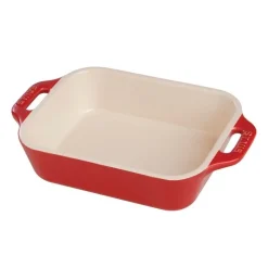 Staub Piatti Pirofile E Vassoi*Pirofila Gratin Rettangolare 19 x 12 cm Rossa in Ceramica