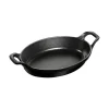 Staub Piatti Pirofile E Vassoi*Pirofila Ovale 40 x 23 cm Nera in Ghisa
