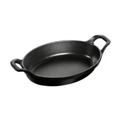 Staub Piatti Pirofile E Vassoi*Pirofila Ovale 40 x 23 cm Nera in Ghisa