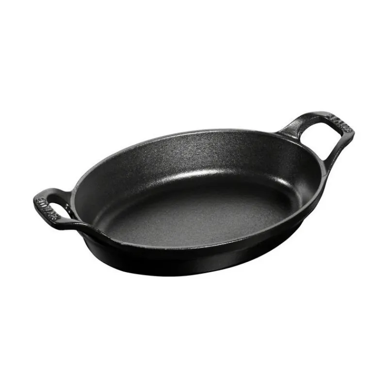 Staub Piatti Pirofile E Vassoi*Pirofila Ovale 40 x 23 cm Nera in Ghisa
