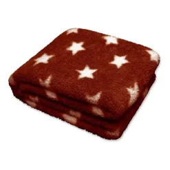 Unique Living Plaid Unique Living|Complementi D'Arredo*Plaid Stars Throw 150 x 200 cm Colore Clay Red