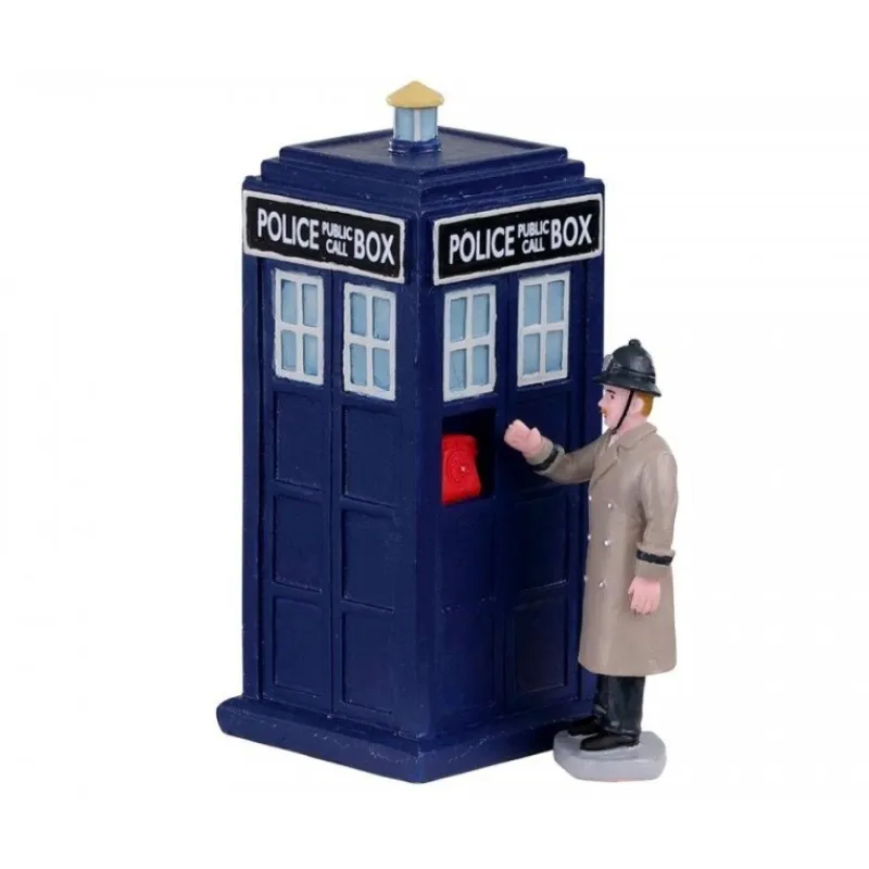 Lemax Scene Natalizie*Police Call Box Set of 2 Cod. 03509