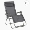 LaFuma Sedie E Sdraio*Poltrona Reclinabile Sdraio FUTURA XL LFM3116 Obsidian