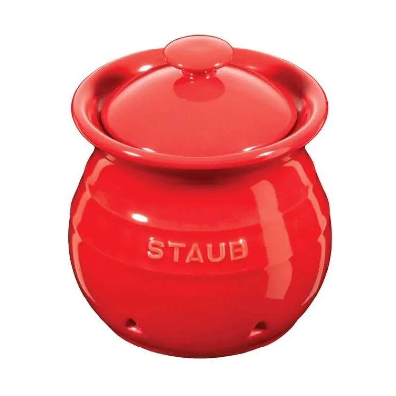 Staub Utensili E Accessori*Porta Aglio 11 cm Rosso in Ceramica