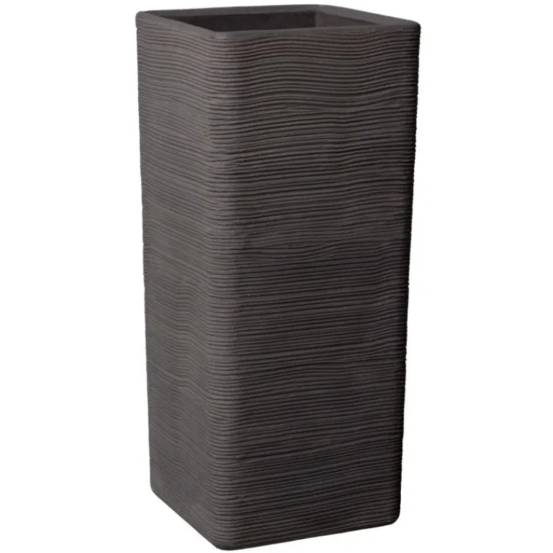 Vasar Vasi Quadrati In Resina|Vasi In Resina*Portavaso Shabby Quadro Alto
