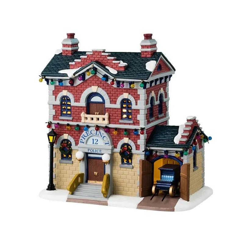 Lemax Edifici Illuminati*Precinct 12 Police con Alimentatore Cod. 45249