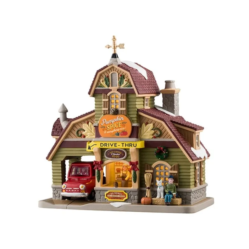 Lemax Edifici Illuminati*Pumpkin Spice & Everything Nice Coffee Shop Cod. 45241