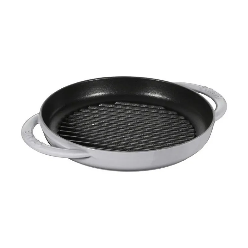Staub Bistecchiere Griglie E Gratelle*Pure Grill 22 cm Grigio Graphite in Ghisa