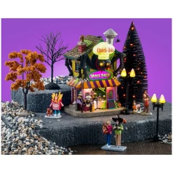 Lemax Set House|Novità Lemax Spooky Town 2025*Quick Bite Spider Diner Kit con Alimentatore 4.5V Cod. 56668