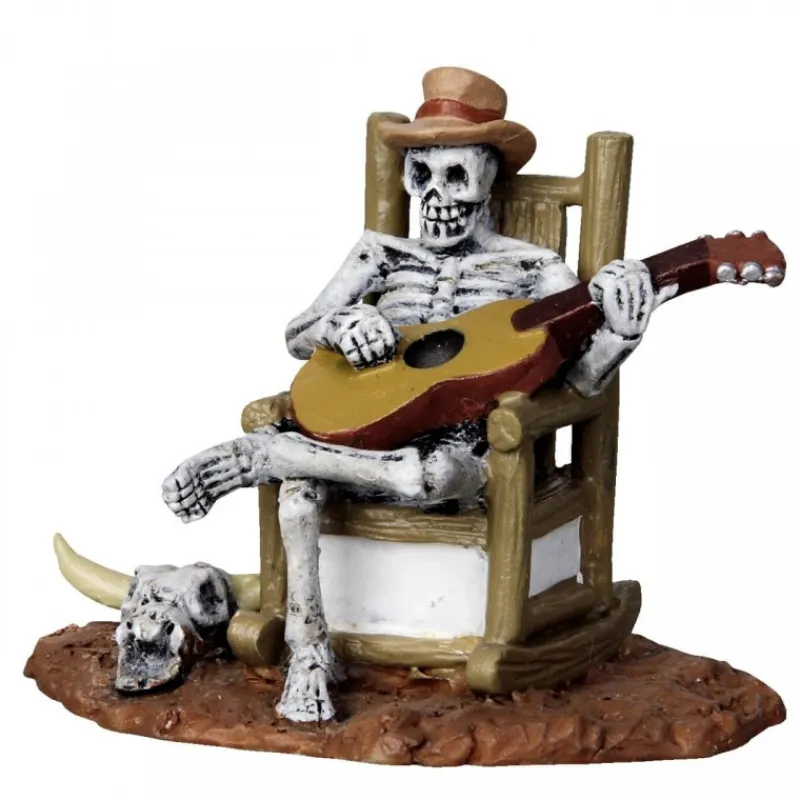 Lemax Personaggi|Personaggi*Rocking Chair Skeleton Cod. 22003