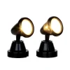 Lemax Luci E Alimentatori|Lemax Best Buy*Round Spot Light Set of 2 B/O 4.5V Cod. 44756