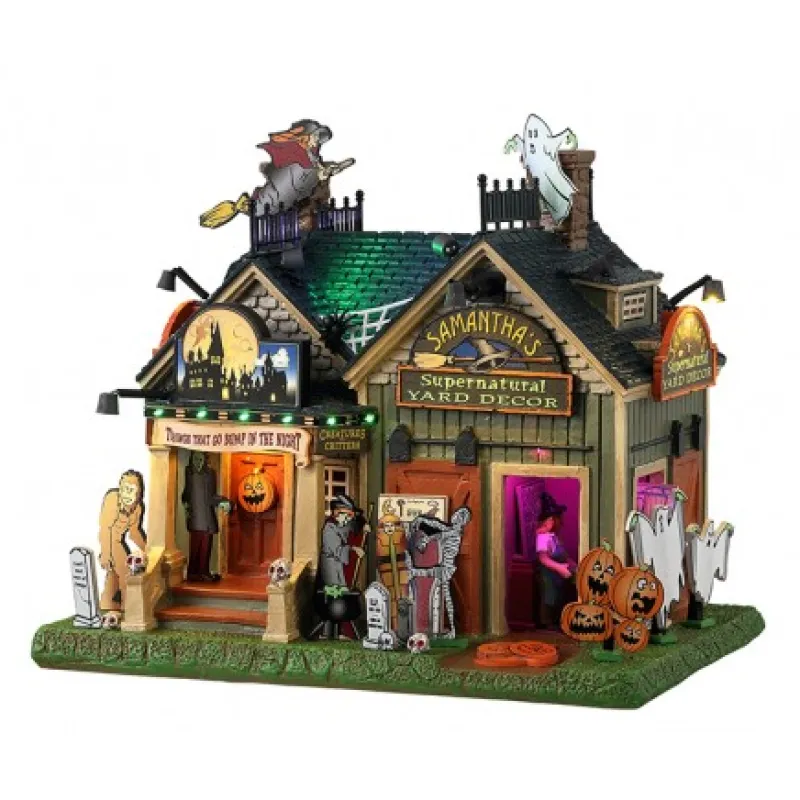Lemax Edifici Illuminati|Edifici Illuminati*Samantha's Supernatural B/O 4.5V Cod. 35005