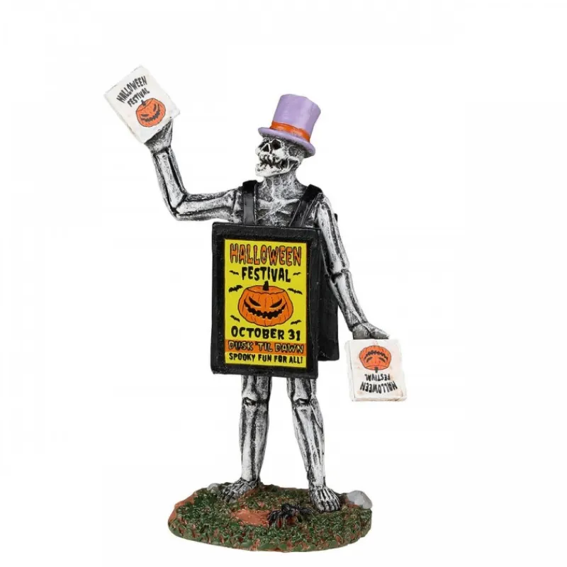 Lemax Personaggi|Personaggi*Sandwich Board Skeleton Cod. 22102