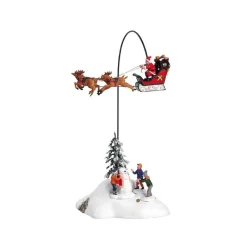 Lemax Edifici E Giostre In Movimento|Lemax Best Buy*Santa Claus Is Coming To Town con Alimentatore 4.5V Cod. 54353