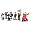 Lemax Scene Natalizie*Santa'S Elf Parade Set Of 7 Cod. 23592