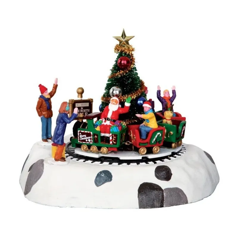Lemax Personaggi|Scene Natalizie*Santa's Kiddie Train B/O 4.5V Cod. 34631