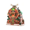 Lemax Prodotti Fuori Catalogo|Edifici Illuminati*Santa'S Reindeer Training Academy B/O 4.5V Cod. 15793