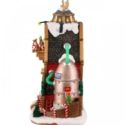 Lemax Prodotti Fuori Catalogo|Edifici Illuminati*Santa'S Reindeer Training Academy B/O 4.5V Cod. 15793