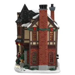 Lemax Prodotti Fuori Catalogo|Edifici E Giostre In Movimento*Scrooge's Manor con Alimentatore 4.5V Cod. 75191
