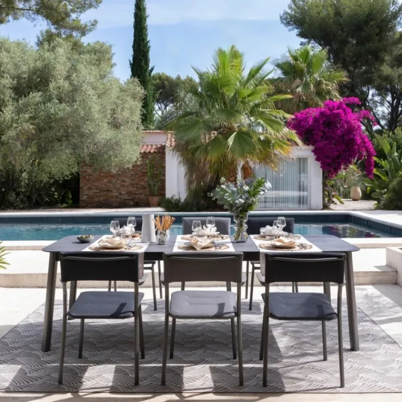 LaFuma Tavoli E Sedie Da Giardino O Terrazzo|Tavoli E Sedie Da Campeggio*Sedia Impilabile con Braccioli ORON LFM5273 Silver