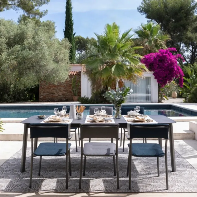 LaFuma Tavoli E Sedie Da Giardino O Terrazzo|Tavoli E Sedie Da Campeggio*Sedia Impilabile con Braccioli ORON LFM5273 Silver